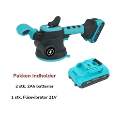 Flisevibrator LFTBS inkl. 2 stk. batterier